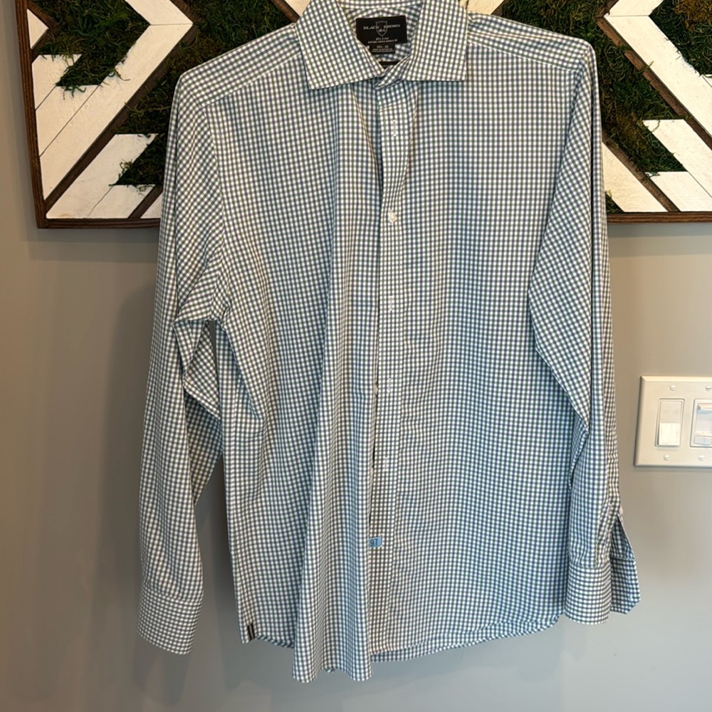 Black Brown 1826 - men’s dress shirt (15.5 / 35)